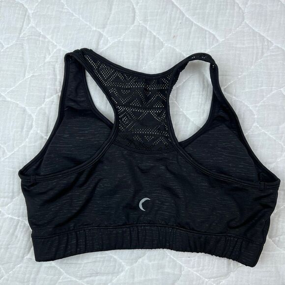 Zyia Active Black Racerback Sports Bra – Size Large - Picture 4 of 7